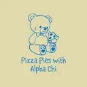 Alpha Chi Omega Bear with Pizza Philanthropy Tank