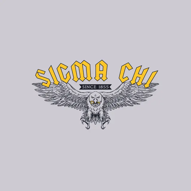 Sigma Chi Fierce Eagle Graphic PR Shirt