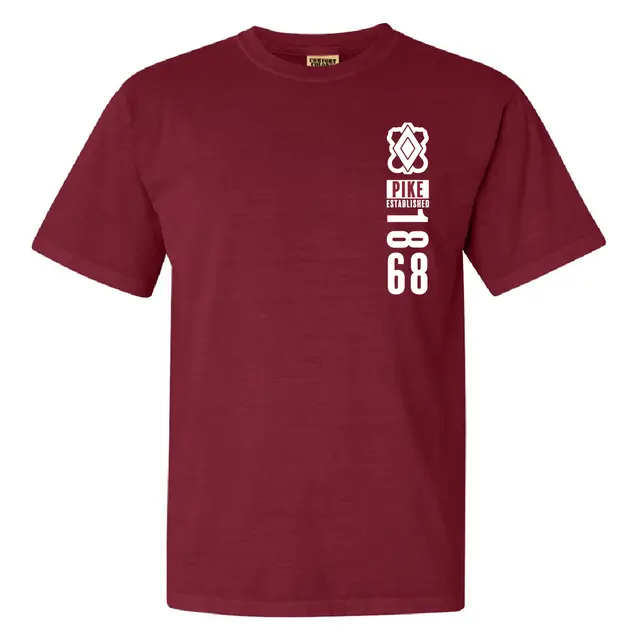 Pi Kappa Alpha Bold Logo and Year PR Shirt 2