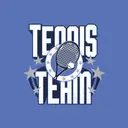 Tennis Team Bold Lettering with Racket PR Shirt