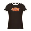 Alpha Omicron Pi Curved Text Stars Rush Shirt 2