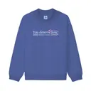 Alpha Chi Omega Heart Outline Text Philanthropy Sweater 2