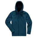 Ten Thousand Midweight Tech Hoodie Full Zip ttkt022 Indigo Front