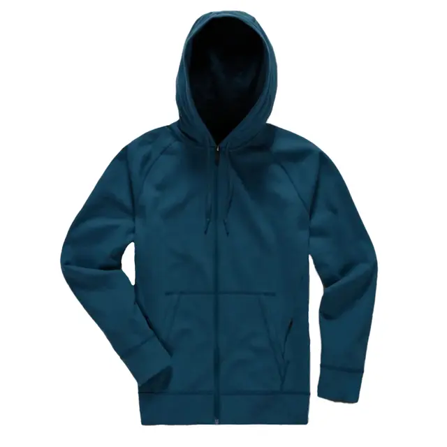 Ten Thousand Midweight Tech Hoodie Full Zip ttkt022 Indigo Front