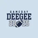 Delta Gamma Bold Football Game Day Shirt