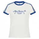 Alpha Omicron Pi Trenchers and Script Text Graduation Shirt 2
