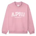 Alpha Phi Lace Pattern Text PR Crewneck 2