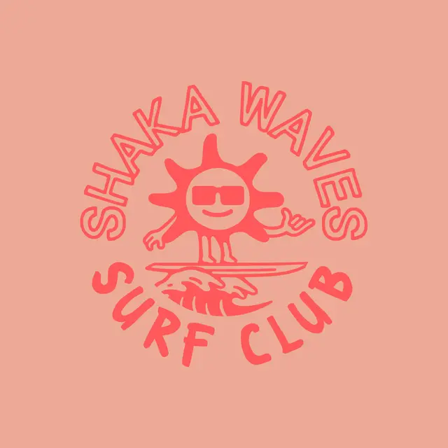 Surf Club Shaka Waves Graphic PR Shirt