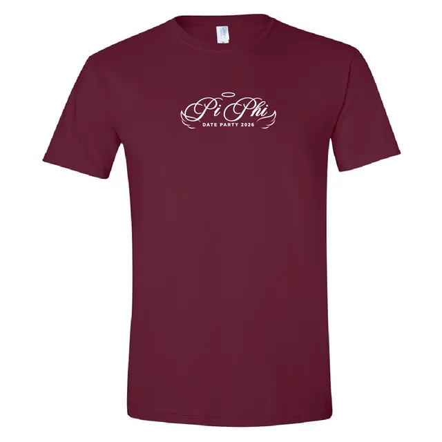Pi Beta Phi Winged Script Date Party Shirt 2