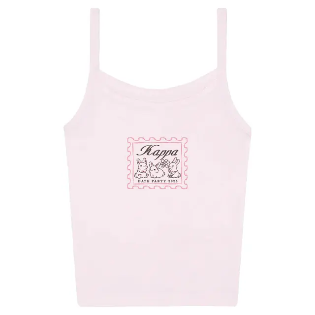 Kappa Kappa Gamma Cute Bunny Illustration Date Party Tank 2
