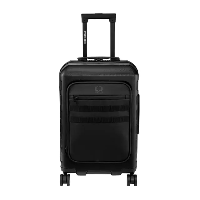 OGIO Utilitarian Carry-On Spinner Blacktop Front