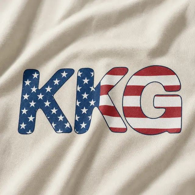 Kappa Kappa Gamma Patriotic Lettering PR Shorts