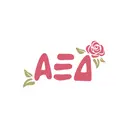 Alpha Xi Delta Rose Lettering PR Tank