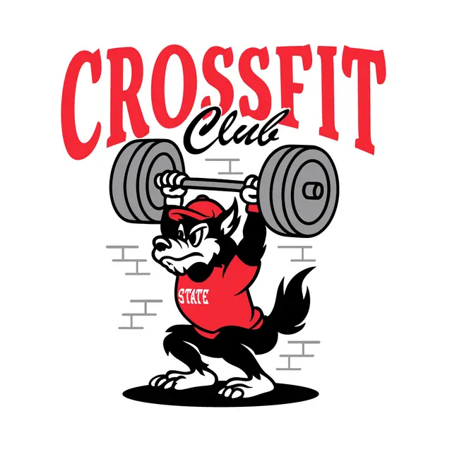 CrossFit Club Bold Wolf Graphic PR Shirt