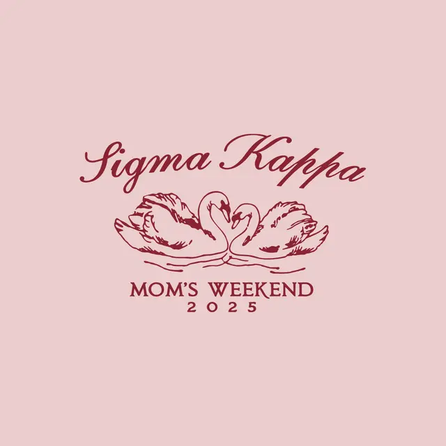 Sigma Kappa Swan Illustration Mom's Weekend Tank