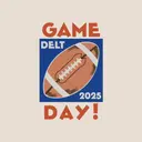 Delta Tau Delta Bold Football Game Day Shirt