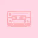 Phi Mu Cassette Design PR Hoodie in Pink