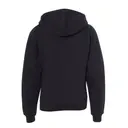 Independent Trading Co. Youth Midweight Hooded Sweatshirt Black Back