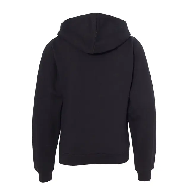 Independent Trading Co. Youth Midweight Hooded Sweatshirt Black Back