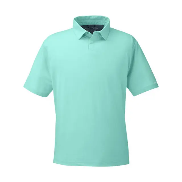 Nautica Men's Saltwater Stretch Polo n17922 Cool Mint Front