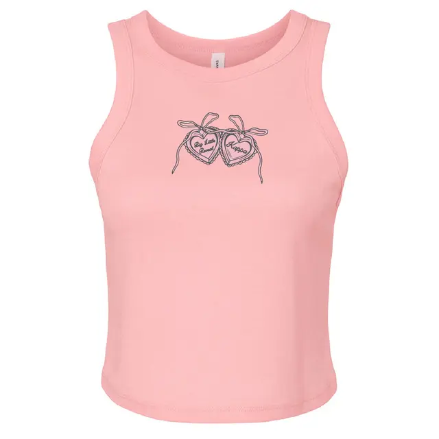Kappa Kappa Gamma Heart Bows Big Little Reveal Tank 2