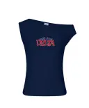 Delta Delta Delta Hand Drawn Lettering Rush Tank