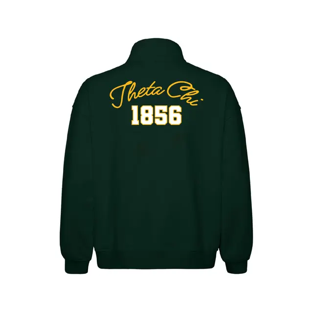 Theta Chi Flowing Script Lettering PR Sweater 2