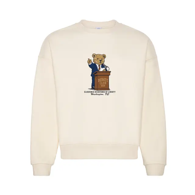 Debate Club Illustrated Bear PR Sweater 2