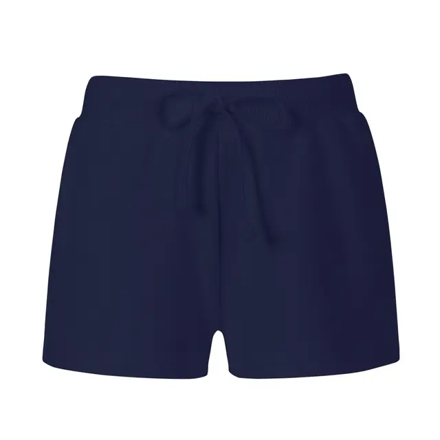 Malibu Heavyweight Low Waist Sweatshorts Navy mto Front