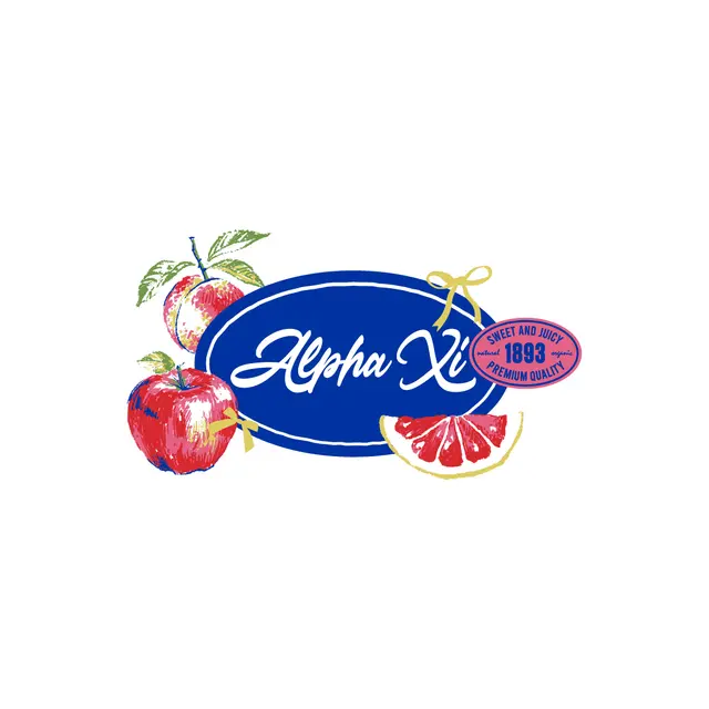 Alpha Xi Delta Fruit Graphics PR Shirt