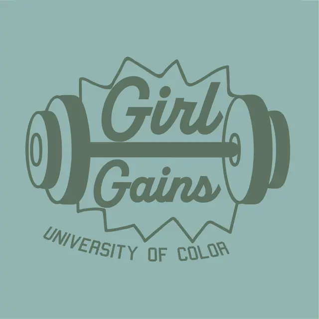 Girl Gains Club Barbell Graphic PR Crewneck