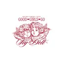 Sigma Delta Tau Angelic Duo Good Girls Go Recruitment Shirt