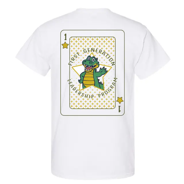 First Generation Leadership Program Gator Card PR Shirt 2