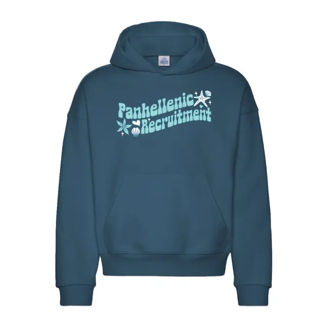 National Panhellenic Conference Floral Illustration Rush Hoodie 2