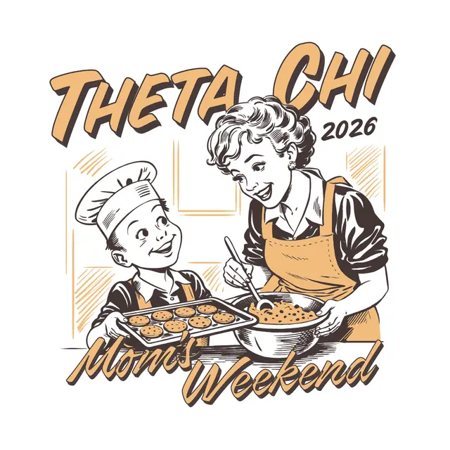 Theta Chi Retro Baking Parent's Weekend Shirt