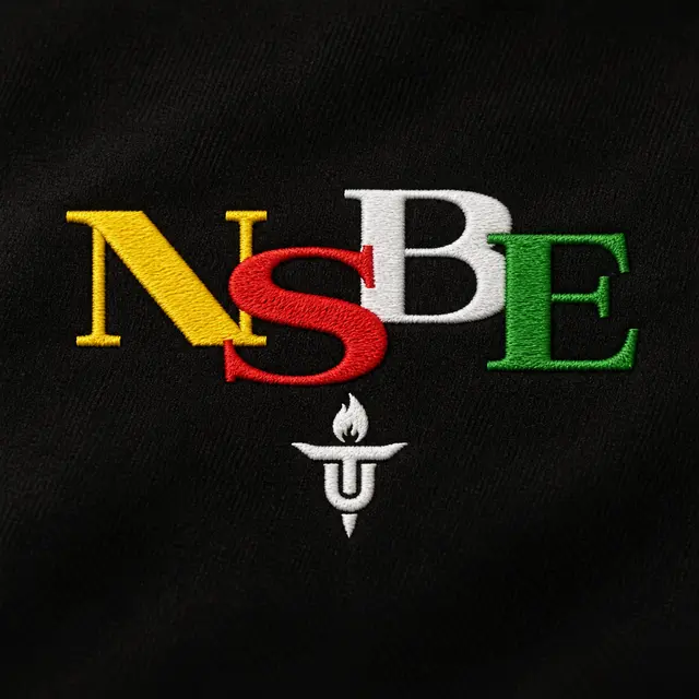 National Society of Black Engineers Colorful Lettering PR Hoodie