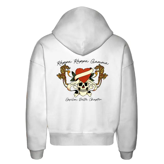 Kappa Kappa Gamma Skull Heart PR Hoodie 2