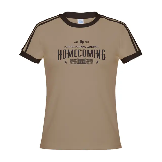 Kappa Kappa Gamma Block Lettering Homecoming Shirt 2