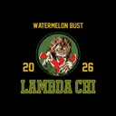 Lambda Chi Alpha Lion and Watermelon Graphic Philanthropy Shirt