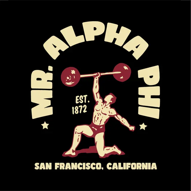 Alpha Phi Strongman Graphic PR Shirt