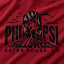 Phi Kappa Psi Creepy Pumpkin Illustration Holidays Hoodie
