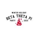 Beta Theta Pi Holiday Tree and Stars Holiday Party Hat