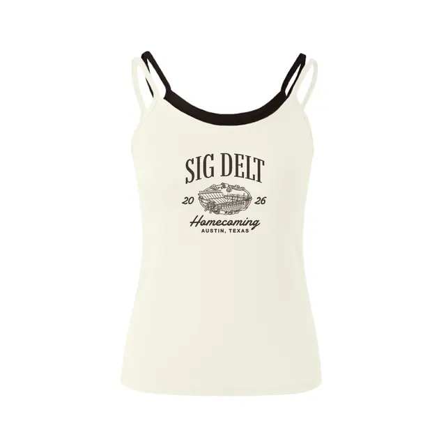 Sigma Delta Tau Stadium Illustration Homecoming Tank 2