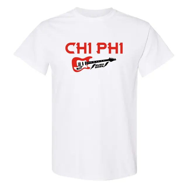 Chi Phi Electric Guitar Graphic Rush Shirt 2