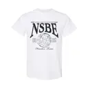 National Society of Black Engineers Outlined Globe Text PR Shirt 2