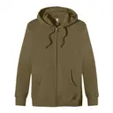 Econscious Men's Organic/Recycled Full-Zip Hooded Sweatshirt ec5650 Jungle Front