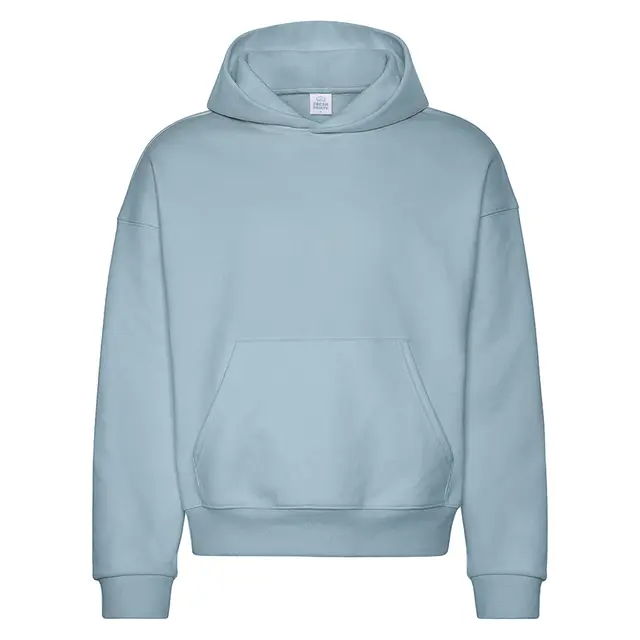 Fresh Prints Boston Hoodie Slate Blue Front