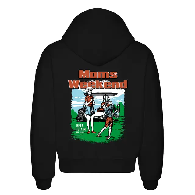 Beta Theta Pi Retro Golf Moms Weekend Hoodie 2