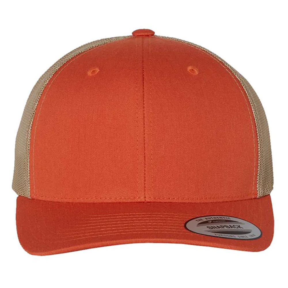 Yupoong 6506 Adult 5-Panel Retro Trucker Cap – One Size – 65% Polyester 35% Cotton – USA Made