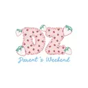 Delta Zeta Strawberry Lettering Parent's Weekend Hoodie